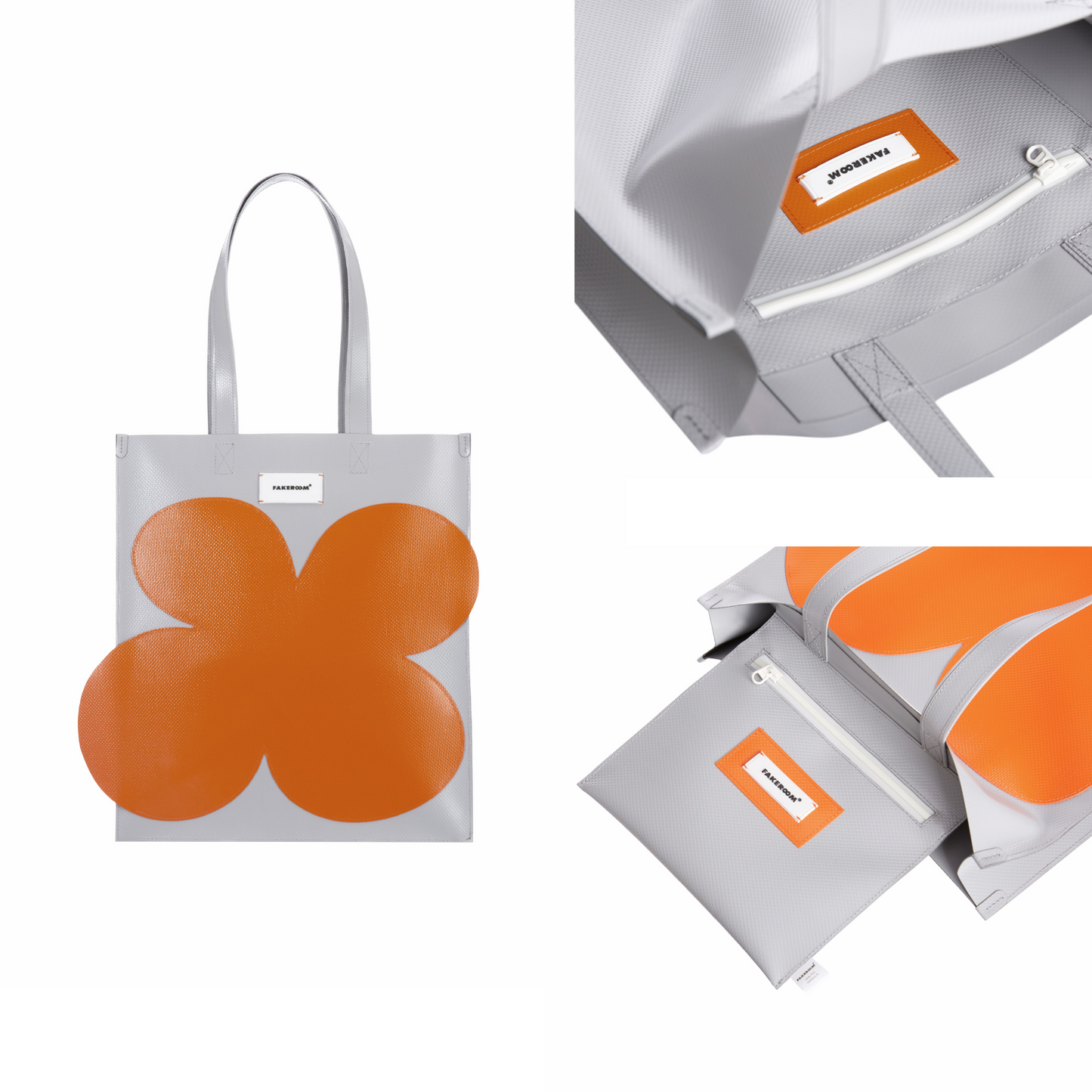 ใ๐๐๐๐๐ฅ๐ข๐ข๐ ใFlower Tote Bag (Gray)