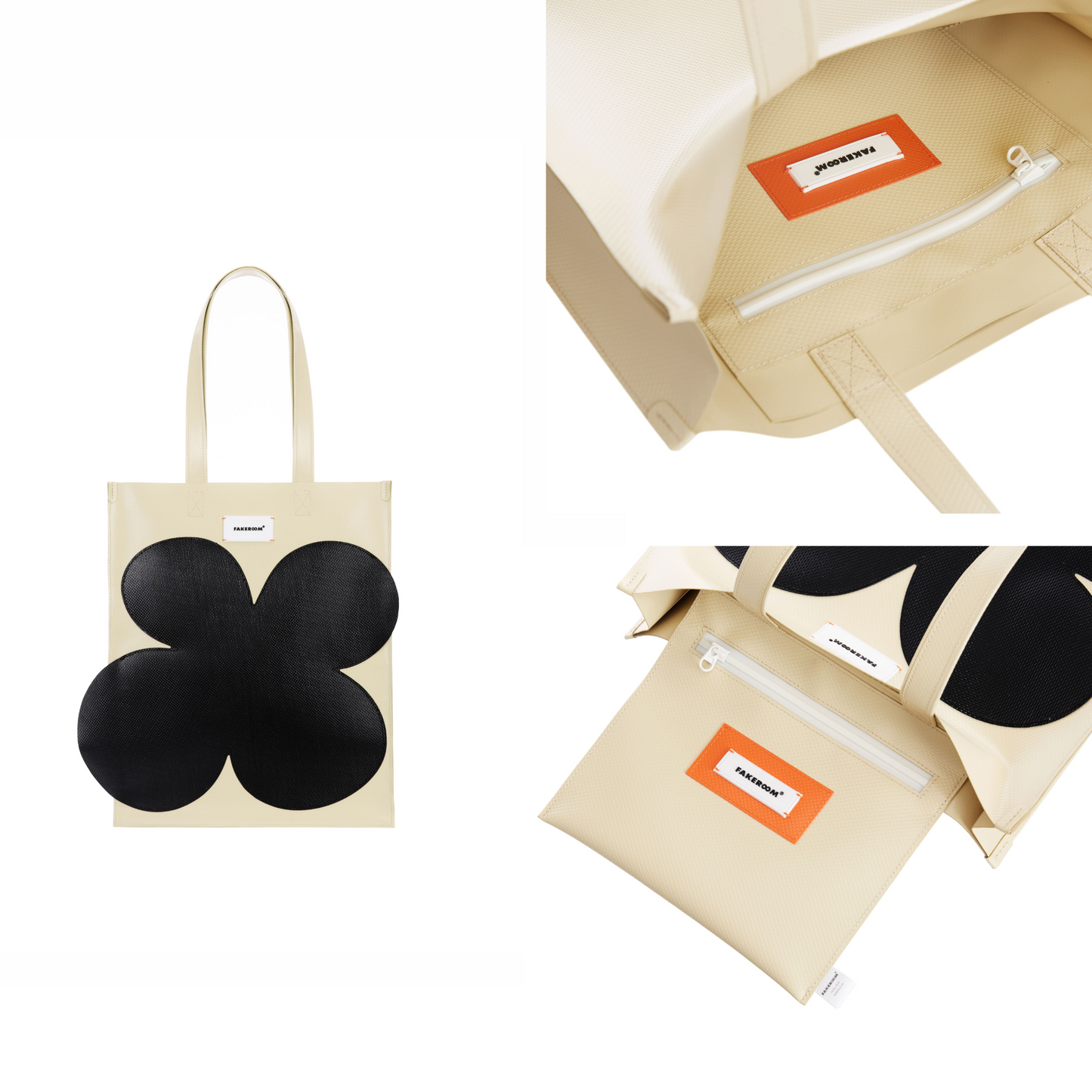 ใ๐๐๐๐๐ฅ๐ข๐ข๐ ใFlower Tote Bag (Beige)