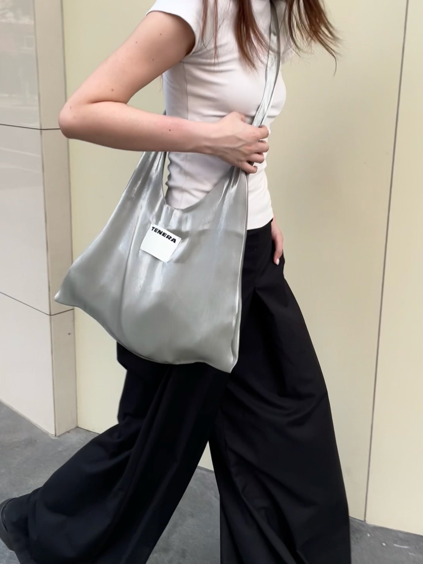 ใ๐ง๐๐ก๐๐ฅ๐ใBallet crossbody bag (brown gray)
