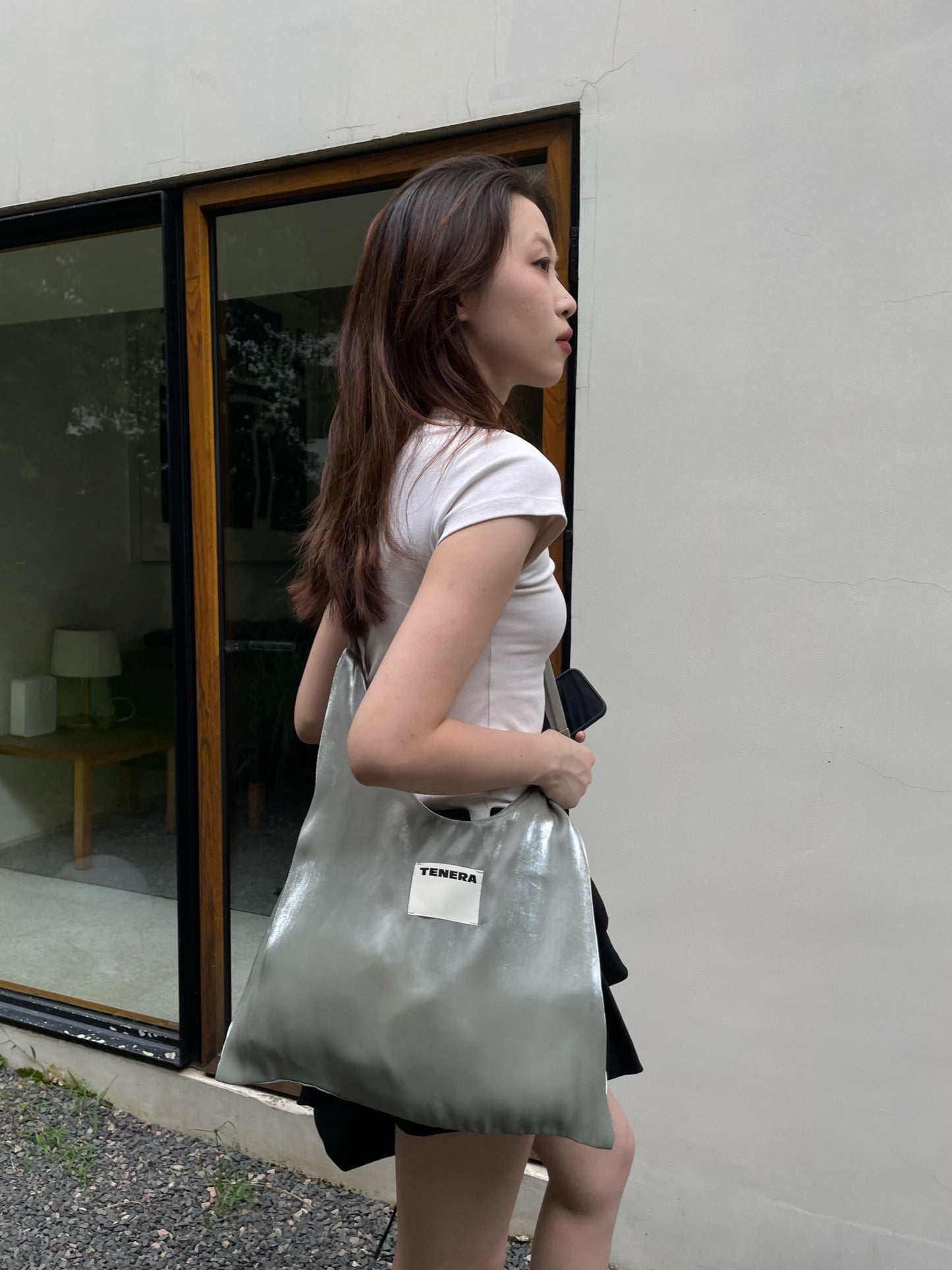 ใ๐ง๐๐ก๐๐ฅ๐ใBallet crossbody bag (brown gray)
